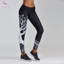 Trees Printed Dry Fit Leggings