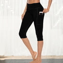 SHUJIN Workout Capri Fitness Leggings