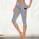 SHUJIN Workout Capri Fitness Leggings