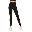 Casual Simple Pure Black Leggings