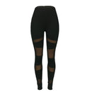 Black Exercise transparency Leggings